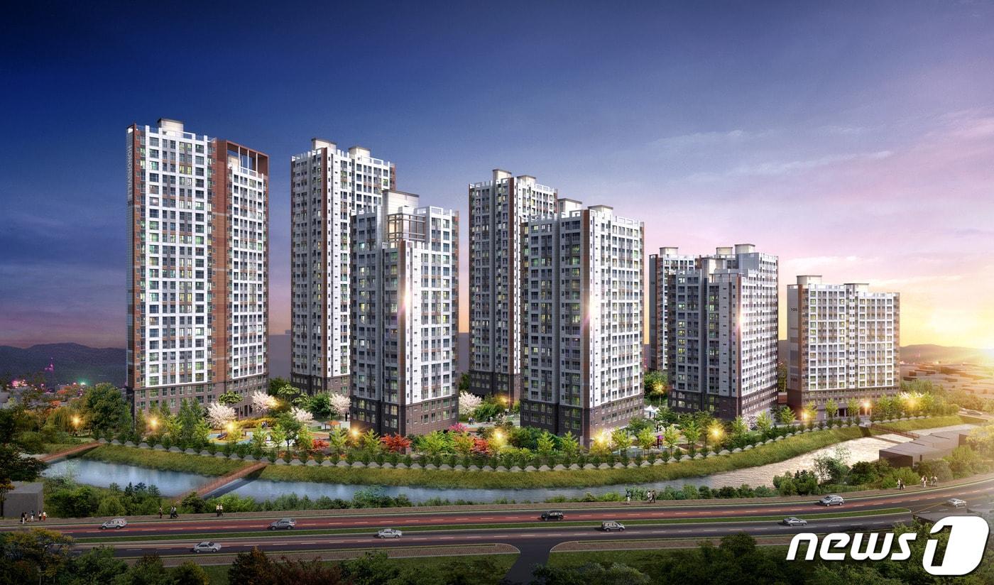 본문 이미지 - 송추 북한산 경남아너스빌 (투시도) ⓒ 뉴스1