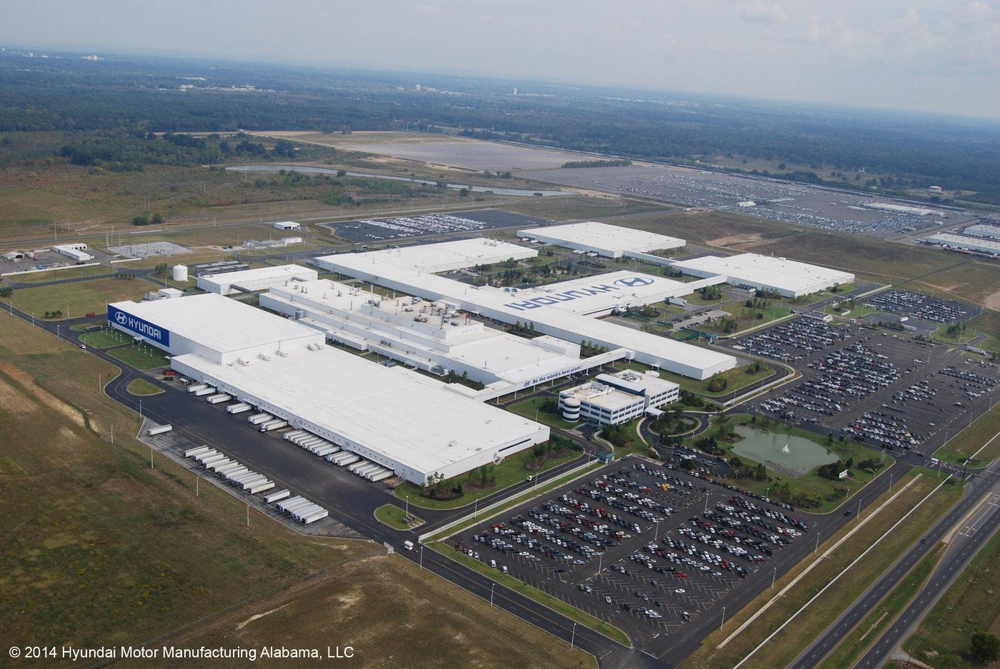 현대자동차 미국 앨라배마 생산공장 전경. (현대차 북미생산법인 홈페이지 참조)ⓒ 뉴스1