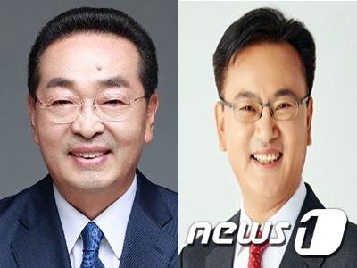 본문 이미지 - 4·15 총선 강원 홍천·횡성·영월·평창 선거구에 출마할 원경환 전 서울경찰청장(왼쪽부터), 유상범 전 창원지검 검사장. ⓒ News1