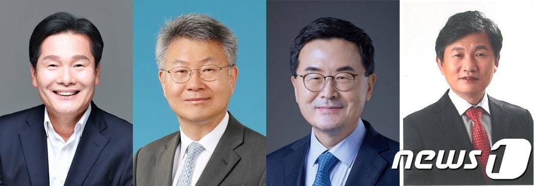 본문 이미지 - 더불어민주당 전남지역 공천 후보자 가운데 법조인 출신. 왼쪽부터 여수갑 주철현, 여수을 김회재, 순천·광양·곡성·구례갑 소병철, 순천·광양·곡성·구례을 서동용 후보/뉴스1