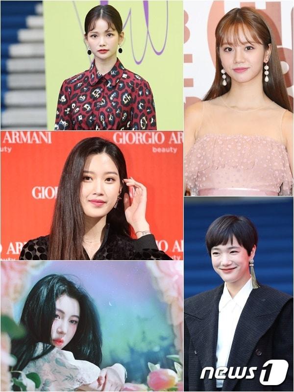 본문 이미지 - 왼쪽 상단부터 시계방향으로 배우 하연수, 가수 겸 배우 혜리, 배우 손수현, 가수 백예린/JYP엔터테인먼트 제공, 배우 문가영/뉴스1DBⓒ 뉴스1
