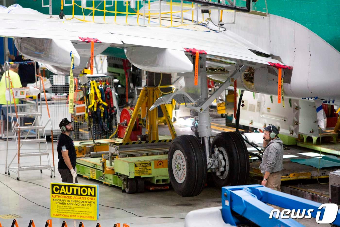 미국 워싱턴주 렌튼에 있는 항공업체 보잉 공장 ⓒ AFP=뉴스1 자료사진