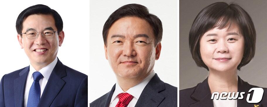 본문 이미지 - 왼쪽부터 민주당 정일영, 통합당 민경욱, 정의당 이정미.ⓒ 뉴스1