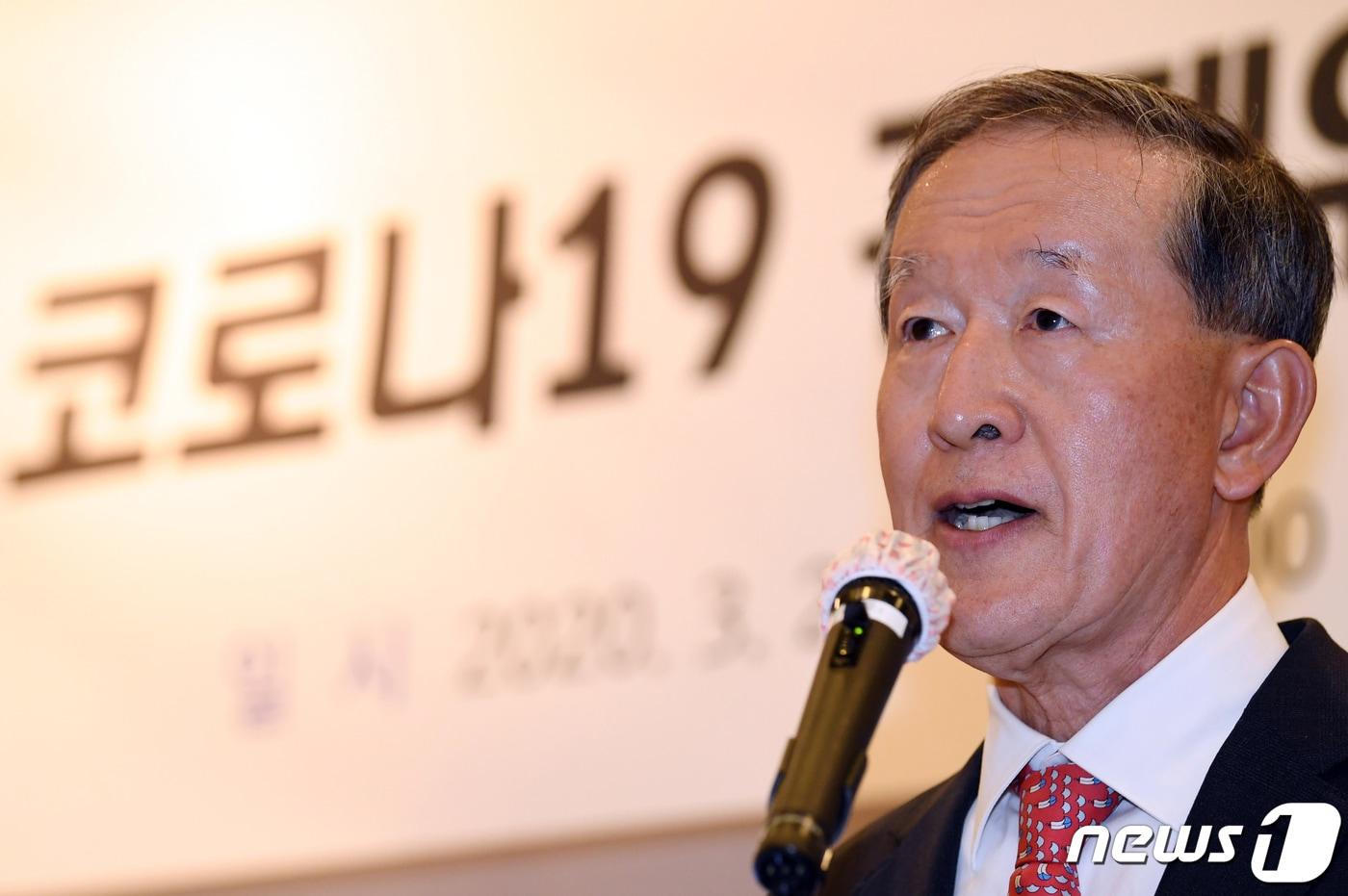 본문 이미지 - 허창수 전국경제인연합회 회장. 2020.3.25/뉴스1 ⓒ News1 안은나 기자