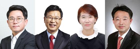 본문 이미지 - 왼쪽부터 더불어민주당 이동기, 미래통합당 이양수, 국가혁명배당금당 김도경, 무소속 황정기 후보. ⓒ News1 고재교 기자