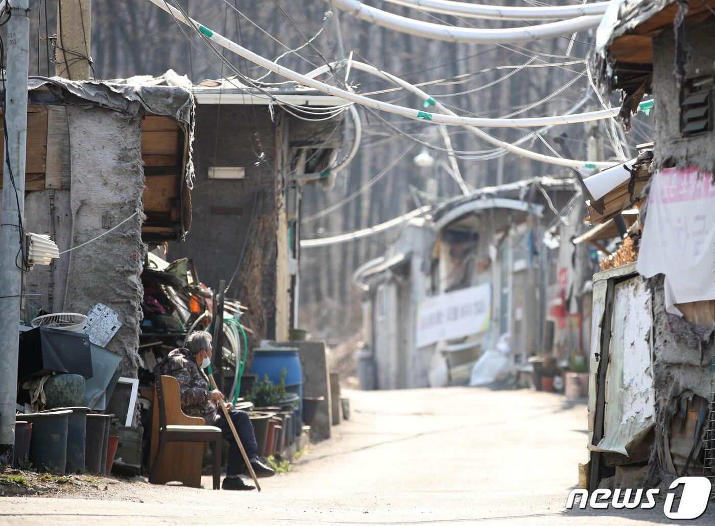 본문 이미지 - 서울 강남구 개포동 구룡마을. ⓒ News1 신웅수 기자