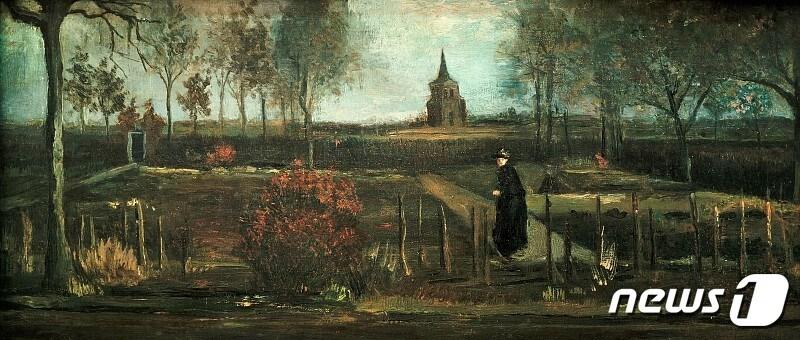 본문 이미지 - 도난된 것으로 추정되는 빈센트 반 고흐의 '봄 정원' @ 뉴스1