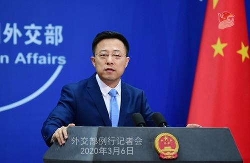 본문 이미지 - 자오리젠 대변인 ⓒ 뉴스1 자료 사진 