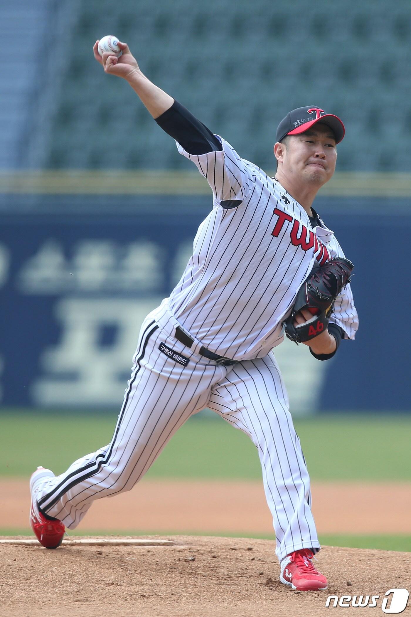 본문 이미지 - LG 선발투수 송은범. (LG 트윈스 제공)ⓒ 뉴스1
