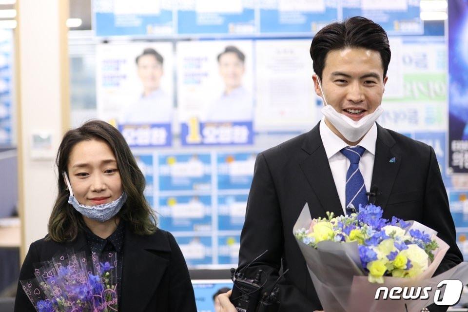 본문 이미지 - 소방관 출신 첫 국회의원. 오영환 의정부갑 더불어민주당 당선인 ⓒ 뉴스1