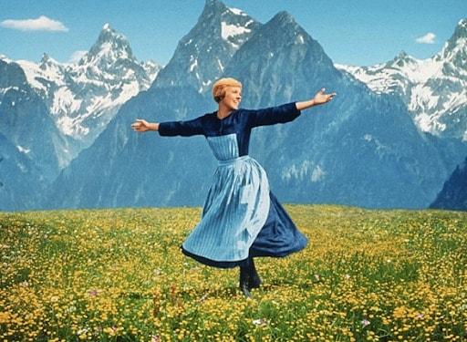 본문 이미지 - 영화 '사운드 오브 뮤직'의 첫 장면