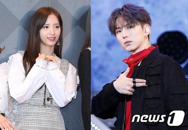본문 이미지 - 우주소녀 보나(왼쪽)와 몬스타엑스 기현 ⓒ 뉴스1