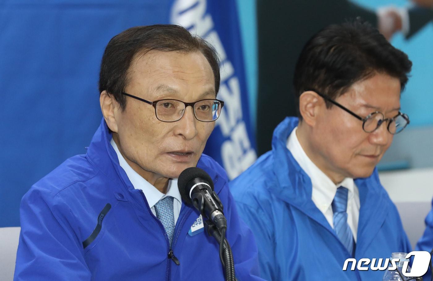 본문 이미지 - 이해찬 더불어민주당 당대표. 2020.4.6/뉴스1 ⓒ News1 여주연 기자