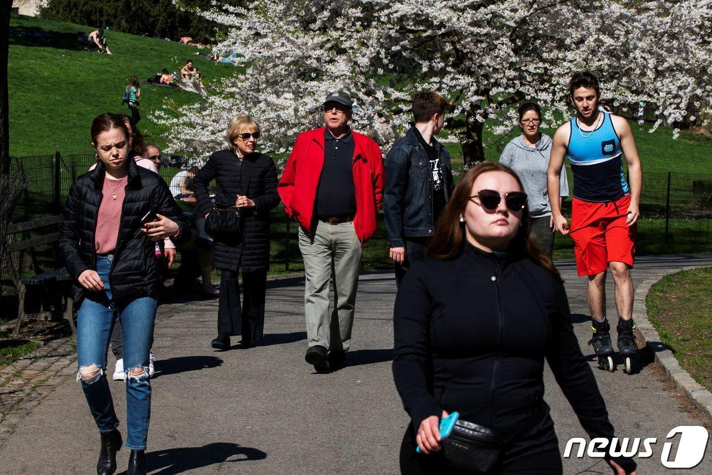 뉴욕 센트럴 파크 자료사진. ⓒ 로이터=뉴스1 ⓒ News1 우동명 기자