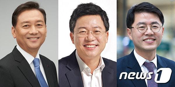 본문 이미지 - 4·15총선에 출마한 강원 원주갑 후보들.  이광재 더불어민주당(왼쪽부터) , 박정하 미래통합당, 권성중 무소속 후보 ⓒ News1