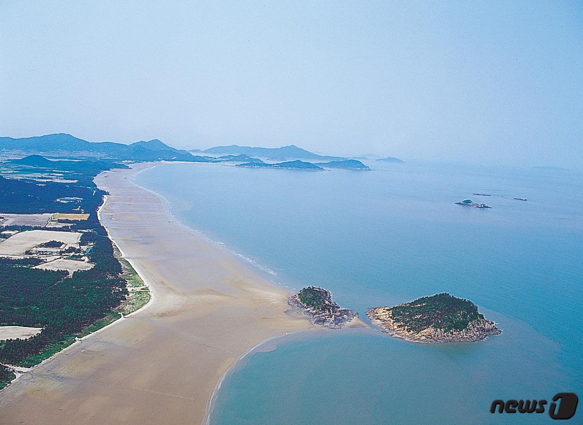 본문 이미지 - 신안군 임자도 대광 해수욕장 전경ⓒ 뉴스1