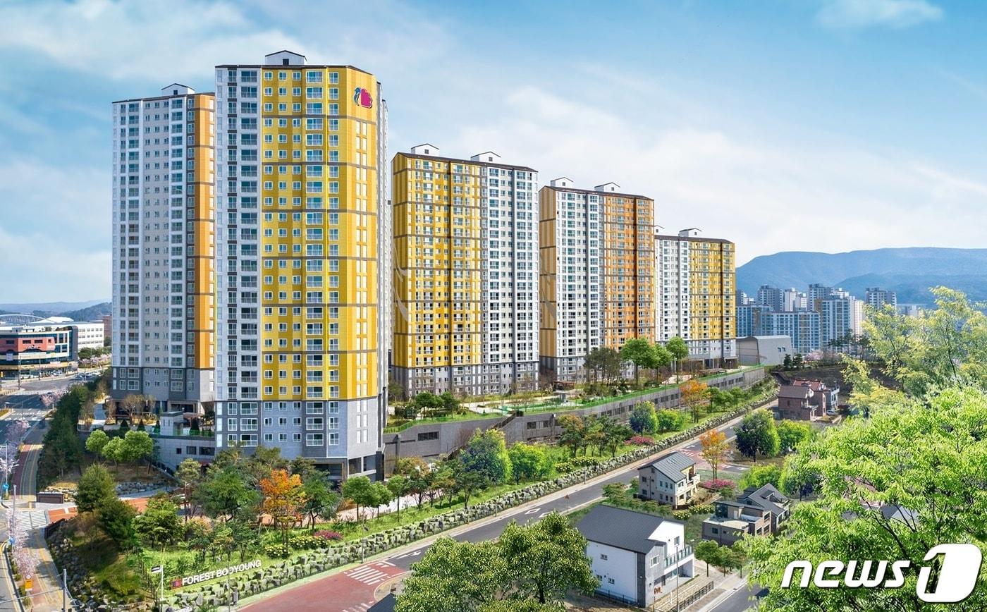 본문 이미지 - 부영주택 진주혁신 '포레스트 부영'. ⓒ 뉴스1