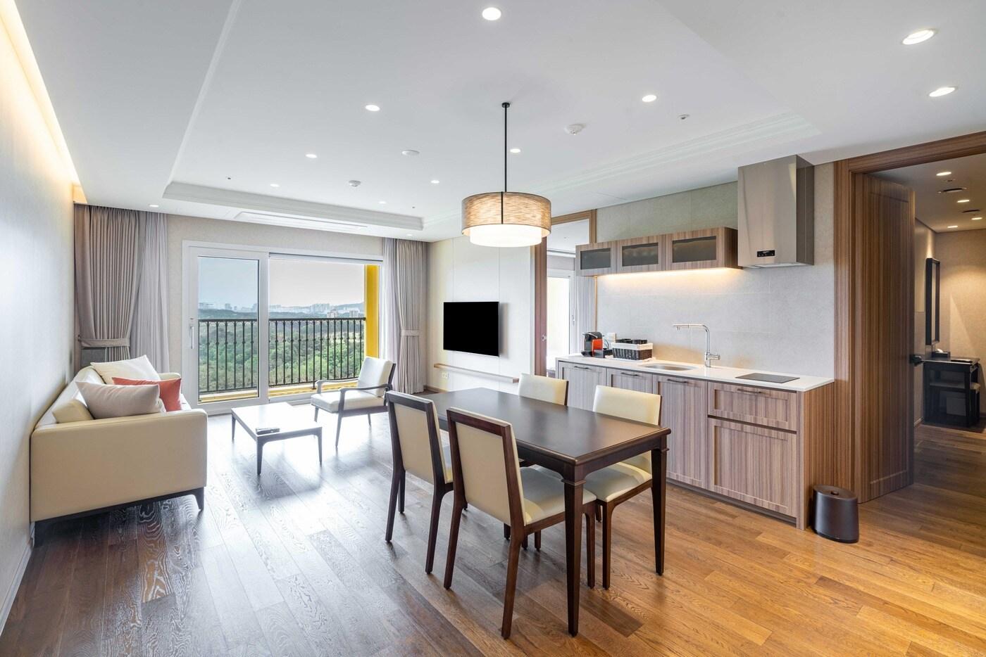 한화리조트 설악 쏘리노 프리미어 스위트 객실ⓒ 뉴스1(한화호텔앤드리조트)