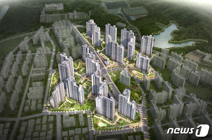 본문 이미지 - '울산 지웰시티 자이' 조감도. ⓒ 뉴스1