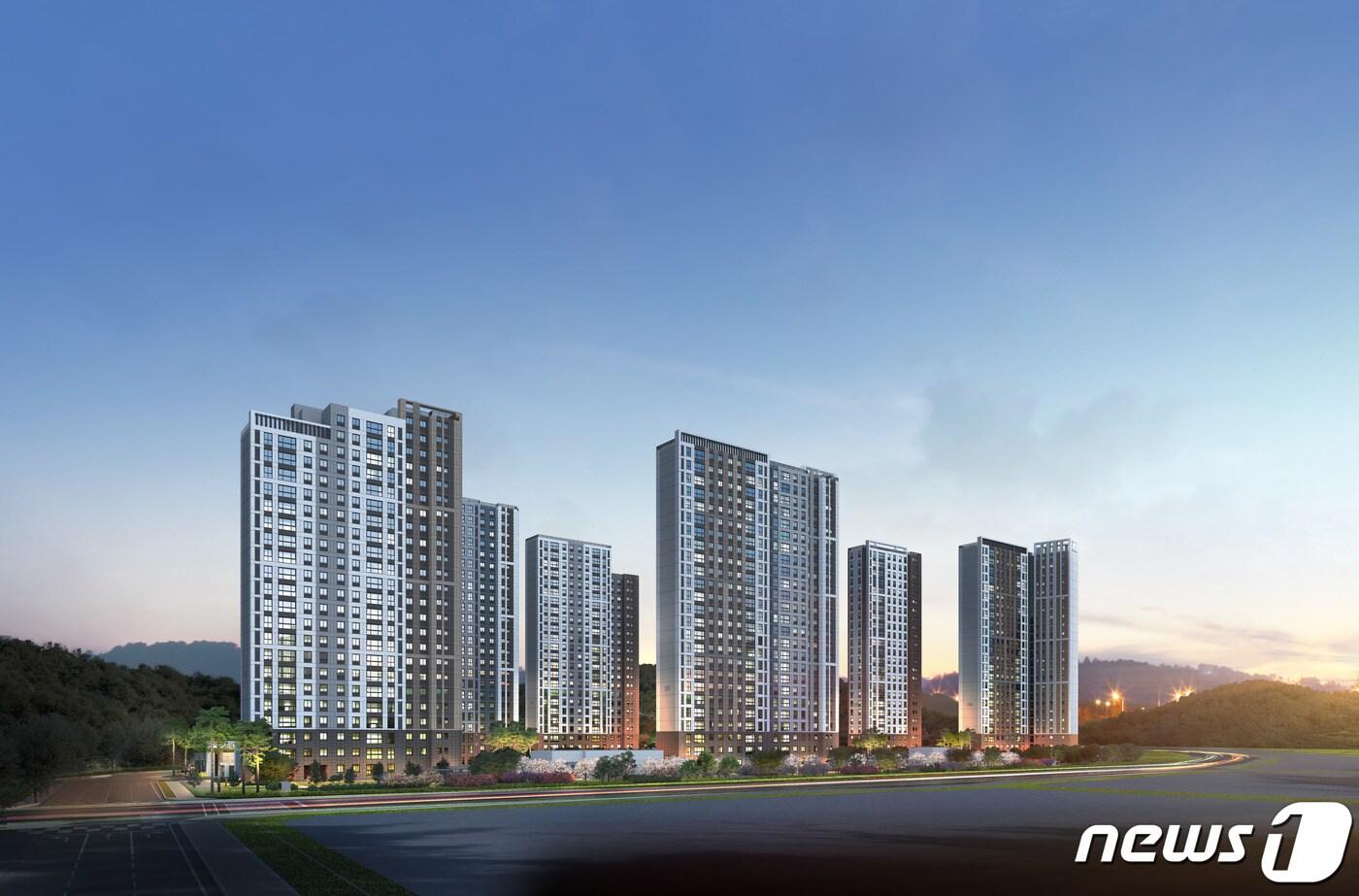 GS건설 DMC리버시티자이 투시도.ⓒ 뉴스1