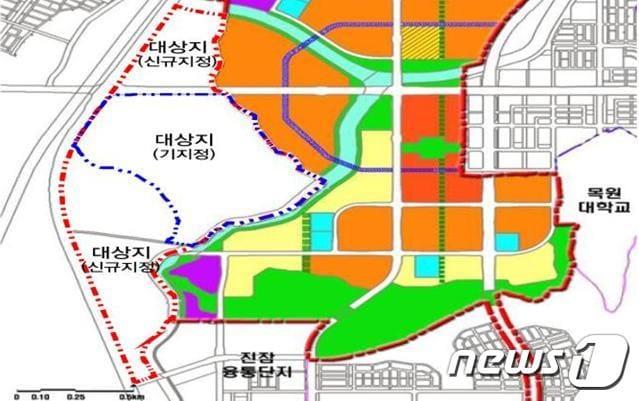 본문 이미지 - 대전 유성구 학하동 일원 서남부종합스포츠타운 조성사업 현황도 ⓒ뉴스1