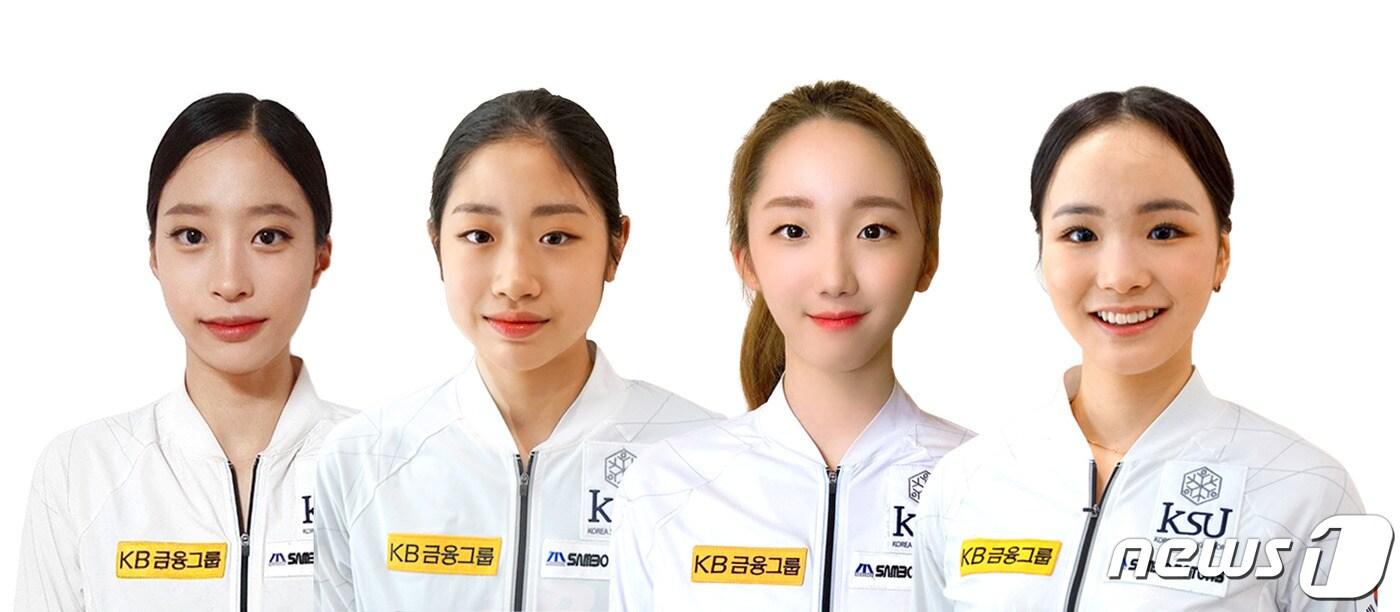 왼쪽부터 유영, 이해인, 김예림, 임은수 선수.. ⓒ 뉴스1