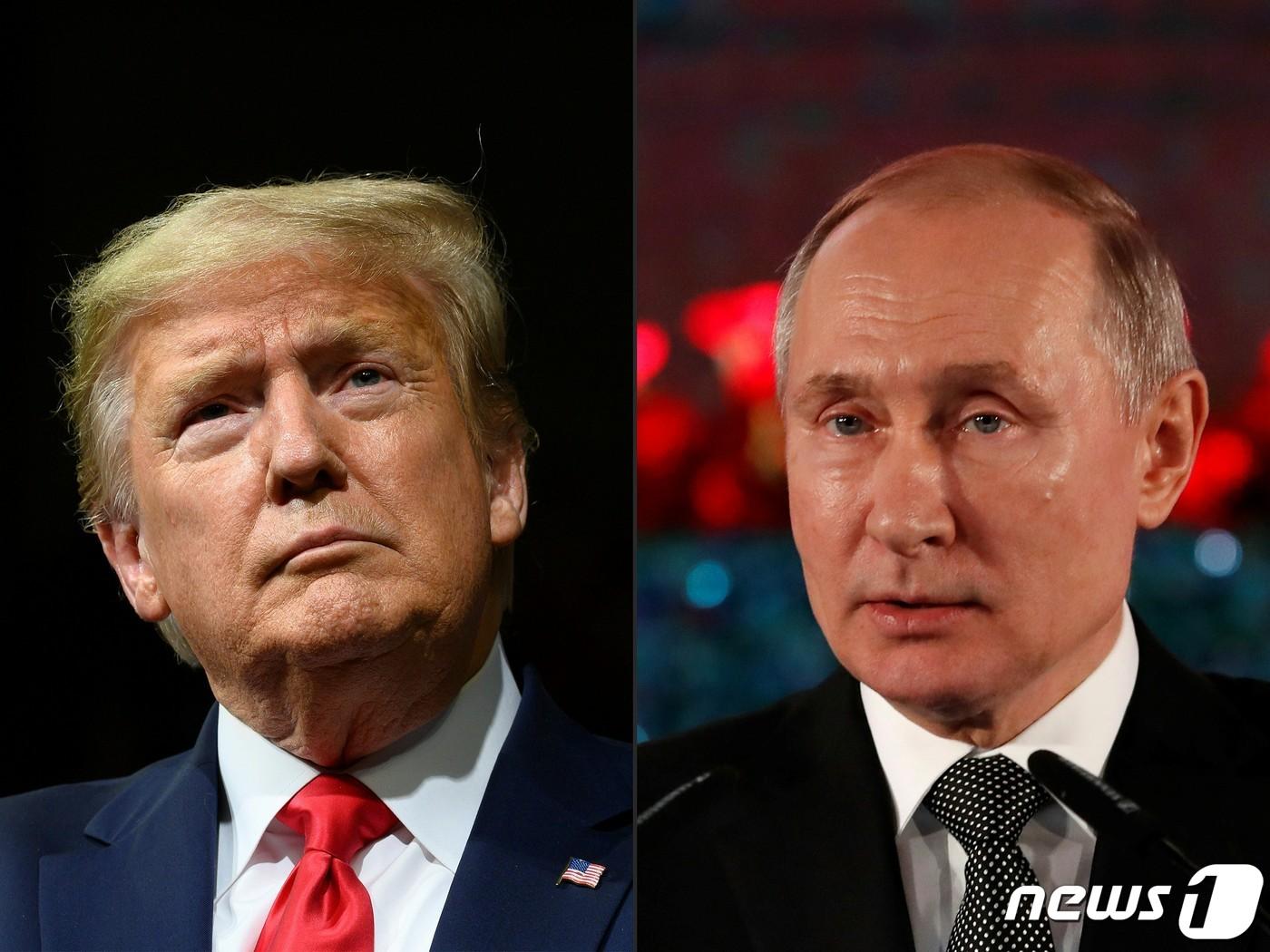본문 이미지 - 도널드 트럼프 미국 대통령(왼쪽)과 블라디미르 푸틴 러시아 대통령 ⓒ AFP=뉴스1