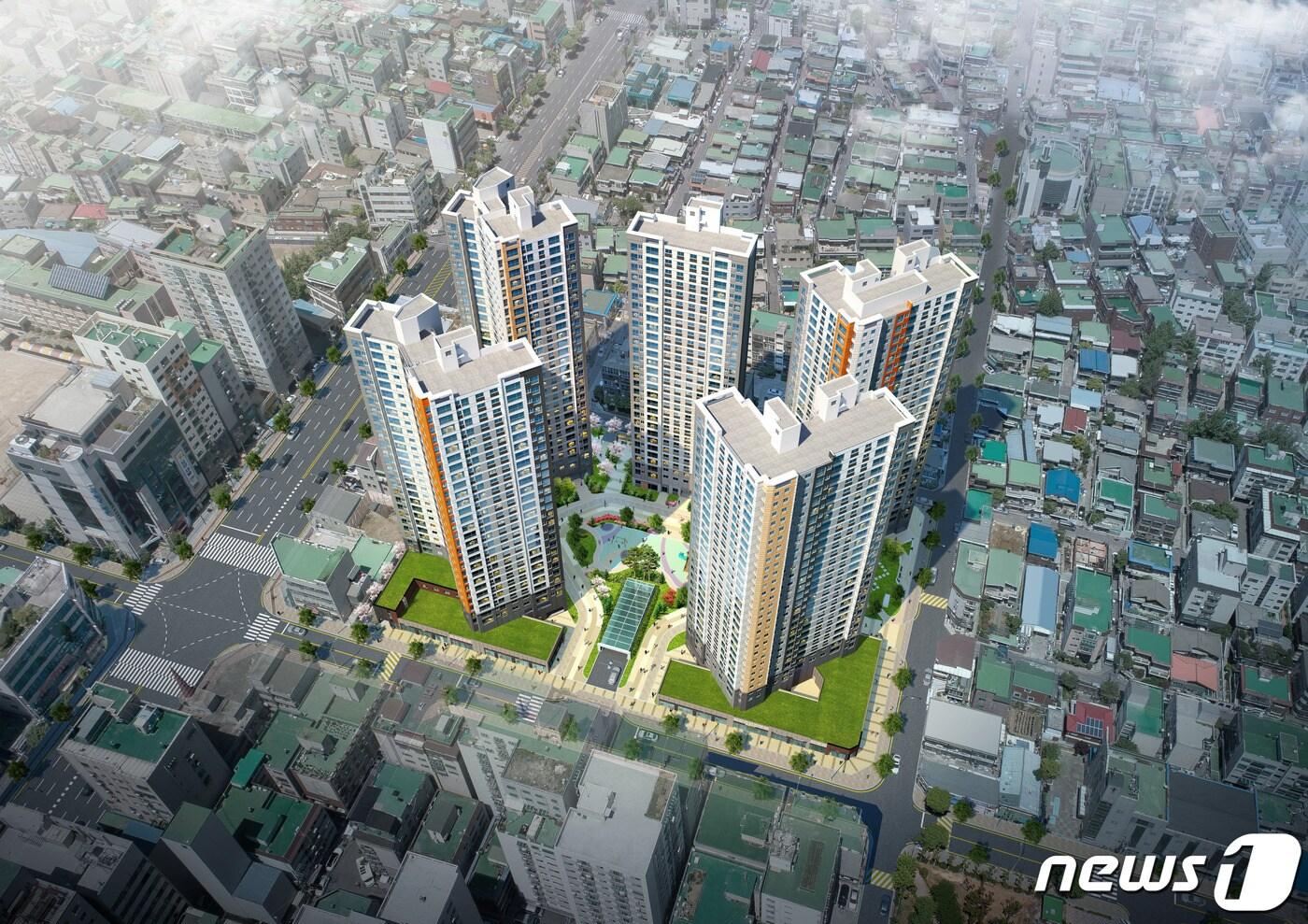 우미건설 '인천 부평 우미린'. ⓒ 뉴스1