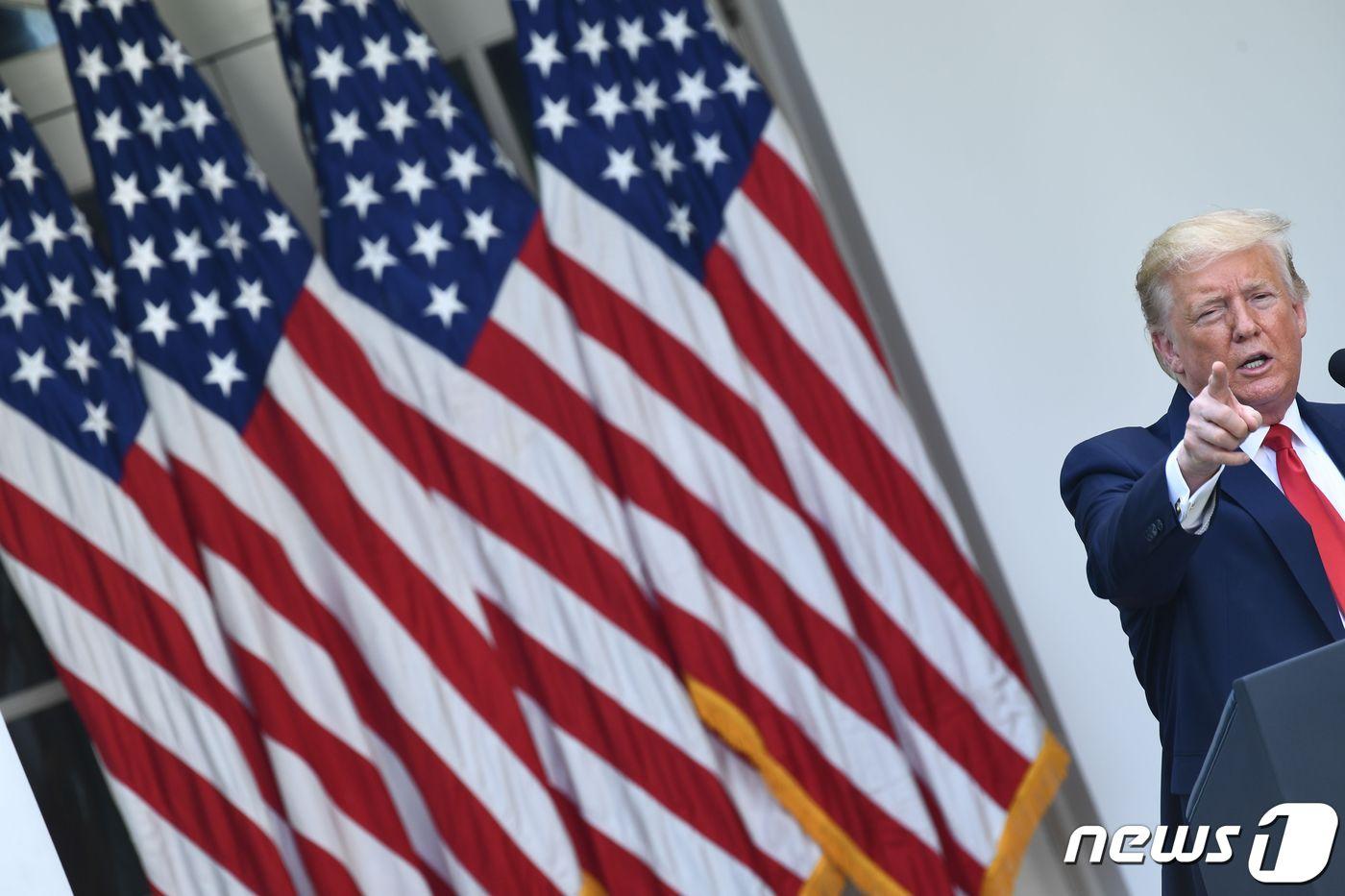 도널드 트럼프 미국 대통령. ⓒ AFP=뉴스1