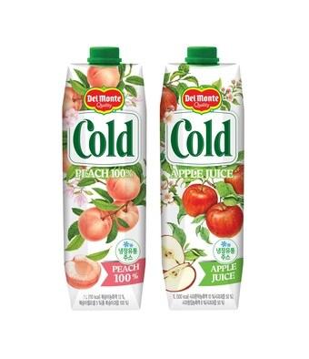 본문 이미지 - 델몬트 콜드 복숭아·사과(롯데칠성음료 제공)ⓒ 뉴스1