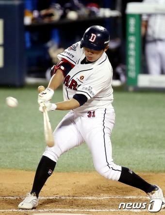 본문 이미지 - 두산 베어스 정수빈 /뉴스1 ⓒ News1 박정호 기자