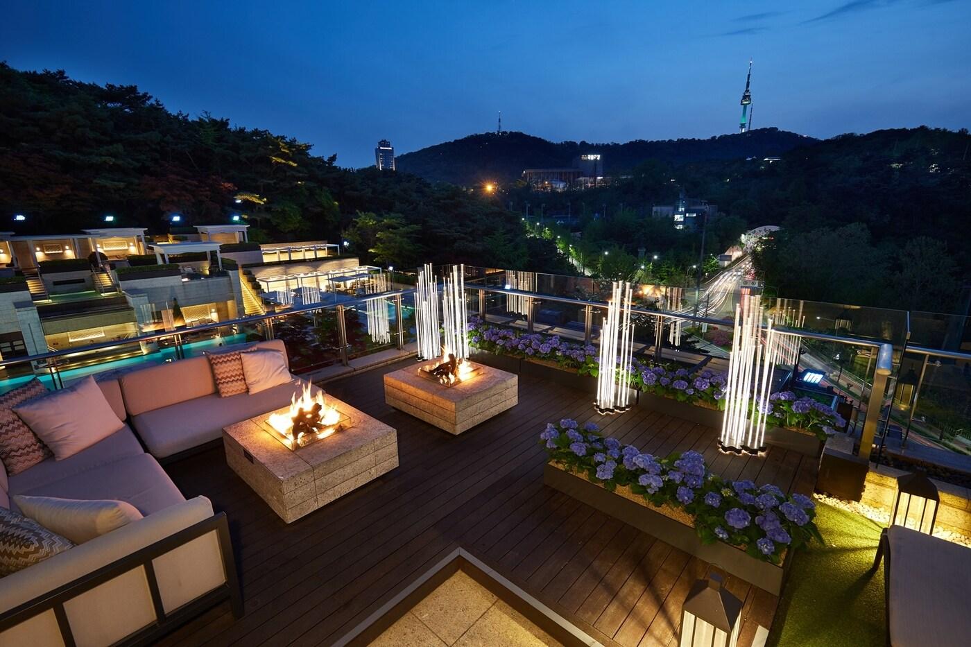 서울신라호텔의 '루프탑가든'ⓒ 뉴스1(호텔신라 제공)