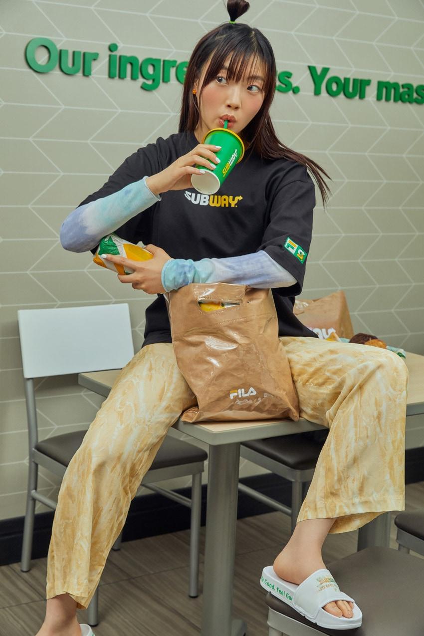 본문 이미지 - 휠라X써브웨이 콜라보 컬렉션ⓒ 뉴스1(휠라 제공)