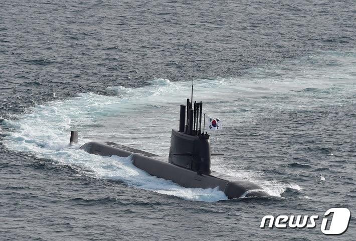 본문 이미지 - 3000톤급 해군 잠수함 '도산안창호함'. (해군 제공) 2020.6.1/뉴스1