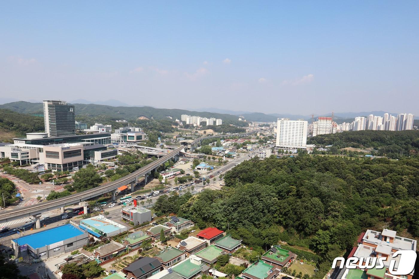 용인시 처인구 중심권역 전경.(용인시 제공) ⓒ News1 