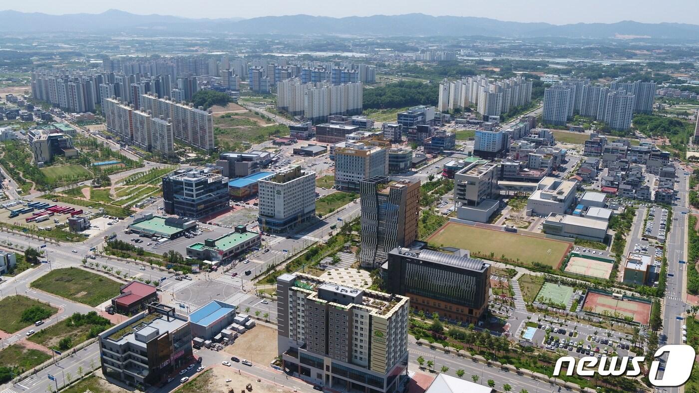 12일 충북 음성군이 2021년 1월29일까지 주택 특성 조사를 한다고 밝혔다. 사진은 충북혁신도시 전경(뉴스1 DB)2020.12.12/ⓒ 뉴스1