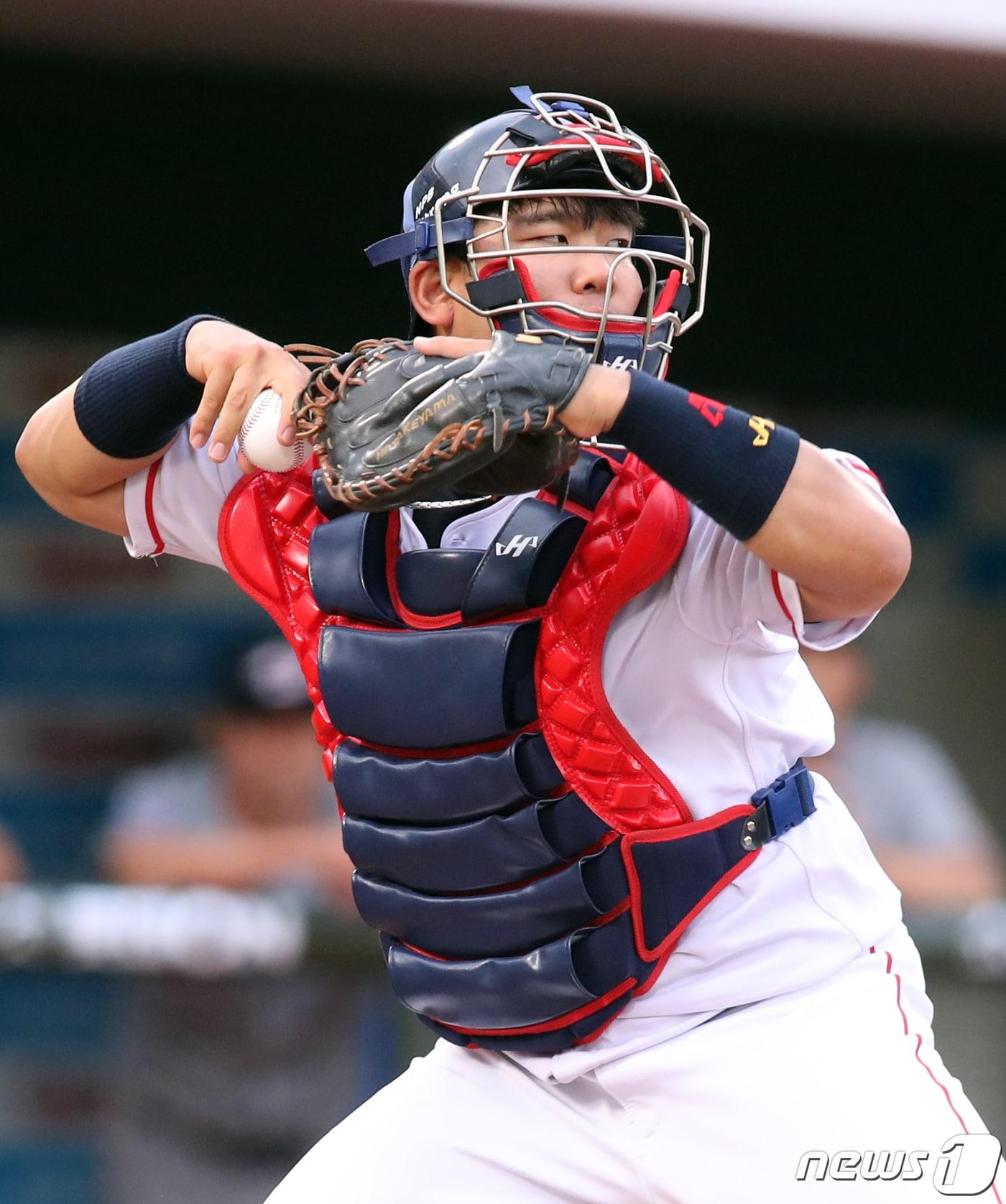 본문 이미지 - 롯데 자이언츠 지성준. /뉴스1 ⓒ News1 여주연 기자