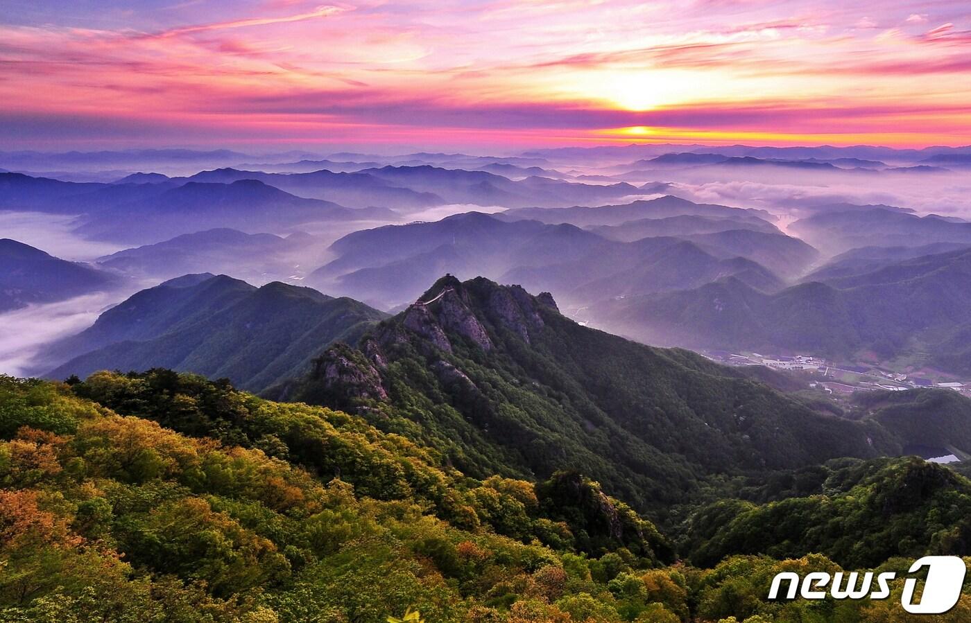 마이산 조망점이 설치될 전북 진안군 주천면 소재 구봉산./뉴스1