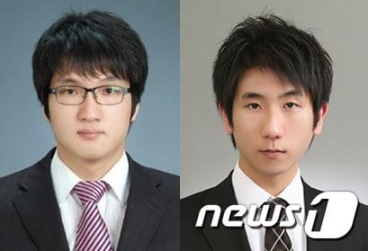 본문 이미지 - 나트륨 이온 배터리 개발 성공한 엄광섭 광주과기원 신소재공학부 교수(왼쪽)와 송하용 박사과정생.(지스트 제공)2020.6.16 /뉴스1 ⓒ News1