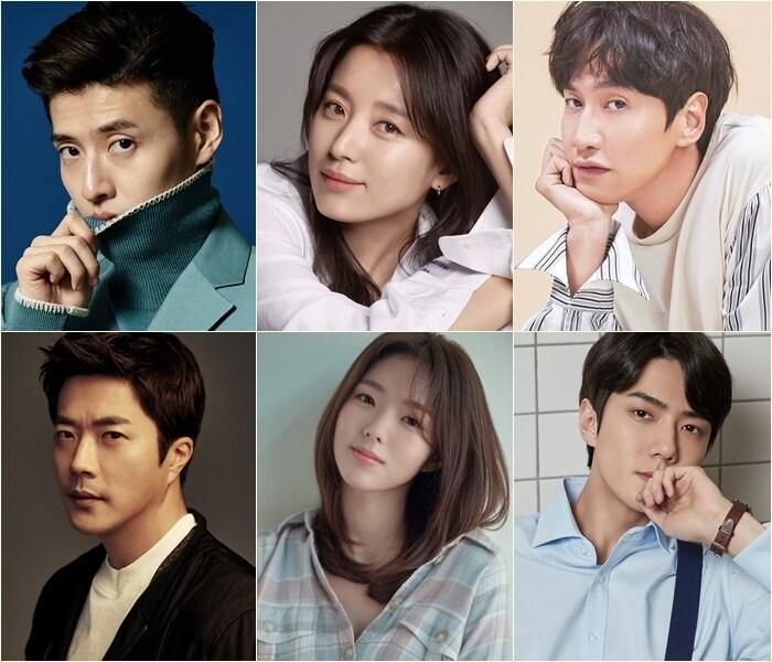 본문 이미지 - 강하늘 한효주 이광수 세훈 채수빈 권상우(왼쪽 위부터 시계 방향) / 제공=각 소속사, 롯데 엔터테인먼트 ⓒ 뉴스1