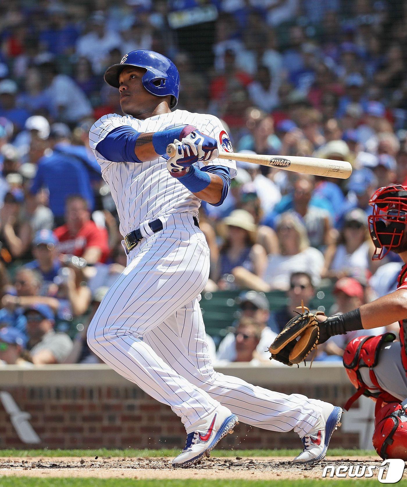 본문 이미지 - 키움 히어로즈와 계약한 에디슨 러셀. ⓒ AFP=뉴스1
