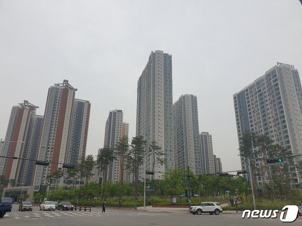 본문 이미지 - 김포시 풍무동 '풍무 센트럴 푸르지오' 아파트. ⓒ 뉴스1