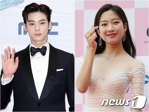 본문 이미지 - 차은우(왼쪽)와 문가영/뉴스1DB ⓒ 뉴스1