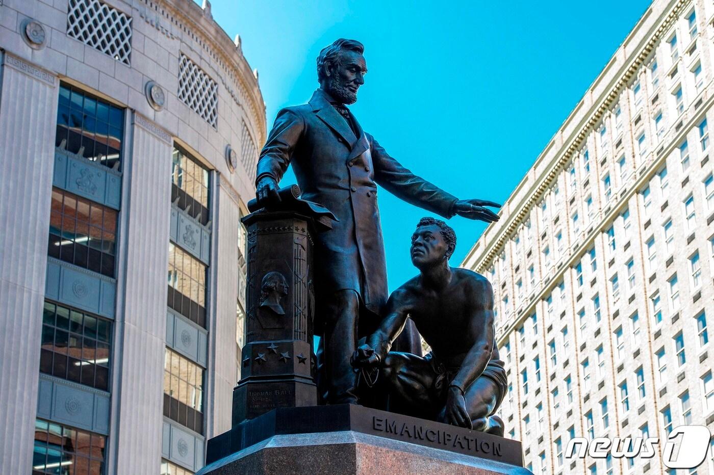 미국 워싱턴 D.C. 링컨파크의 링컨 동상 ⓒ AFP=뉴스1