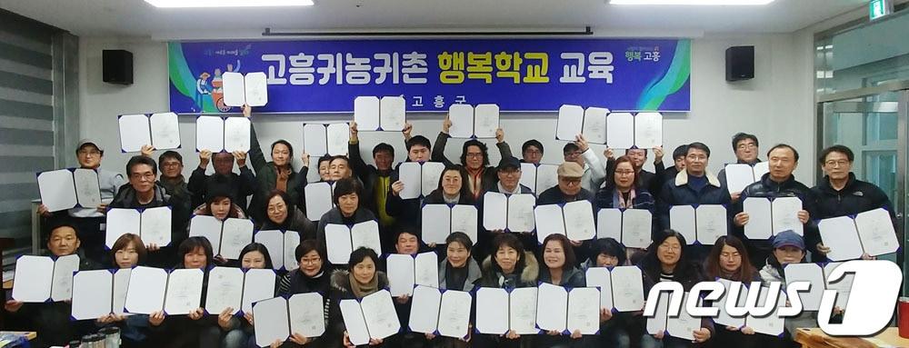 본문 이미지 - 귀농귀촌 행복학교.(고흥군 제공) /뉴스1 ⓒ News1