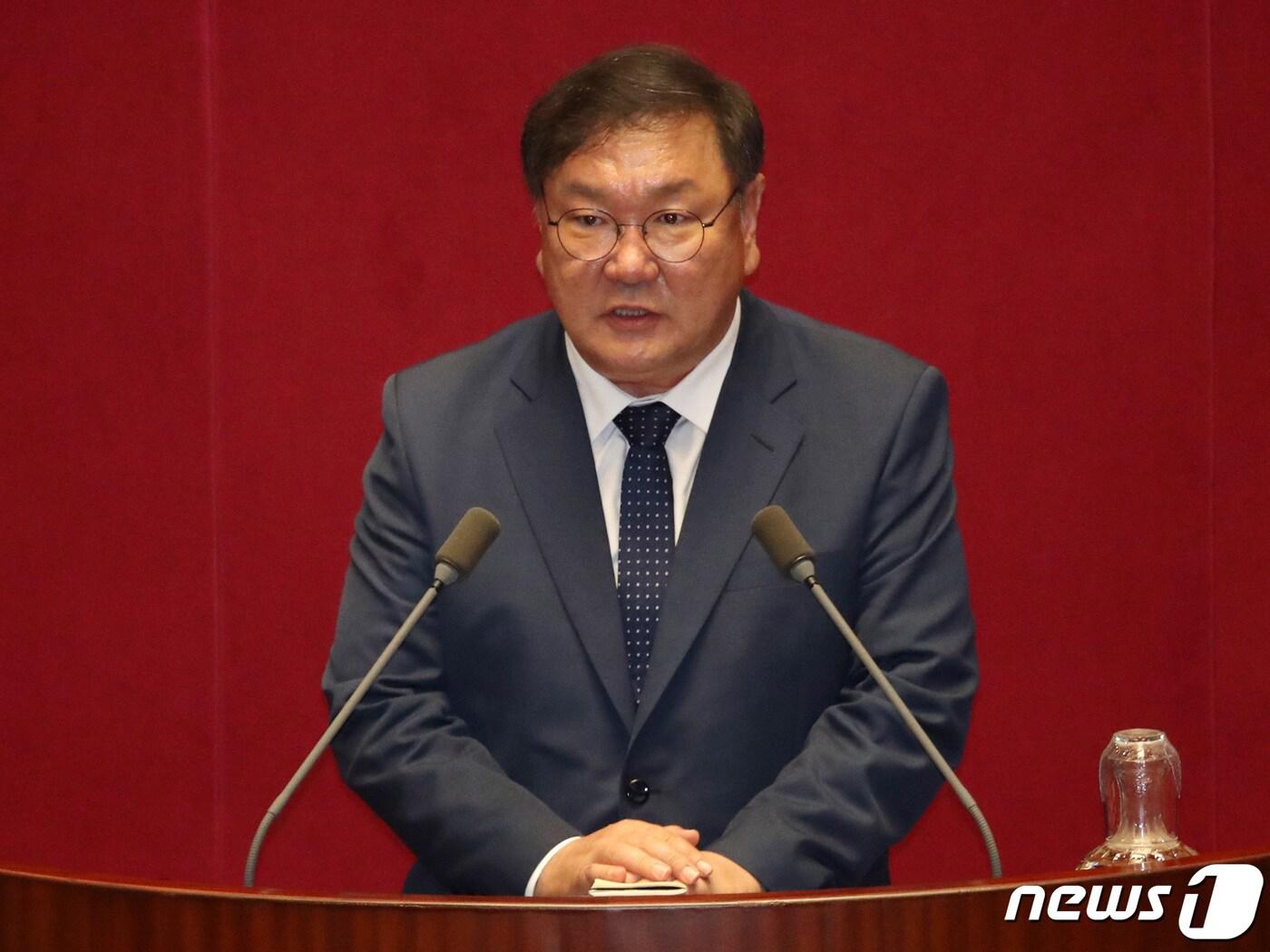 본문 이미지 - 김태년 더불어민주당 원내대표.  2020.6.29/뉴스1 ⓒ News1 박세연 기자