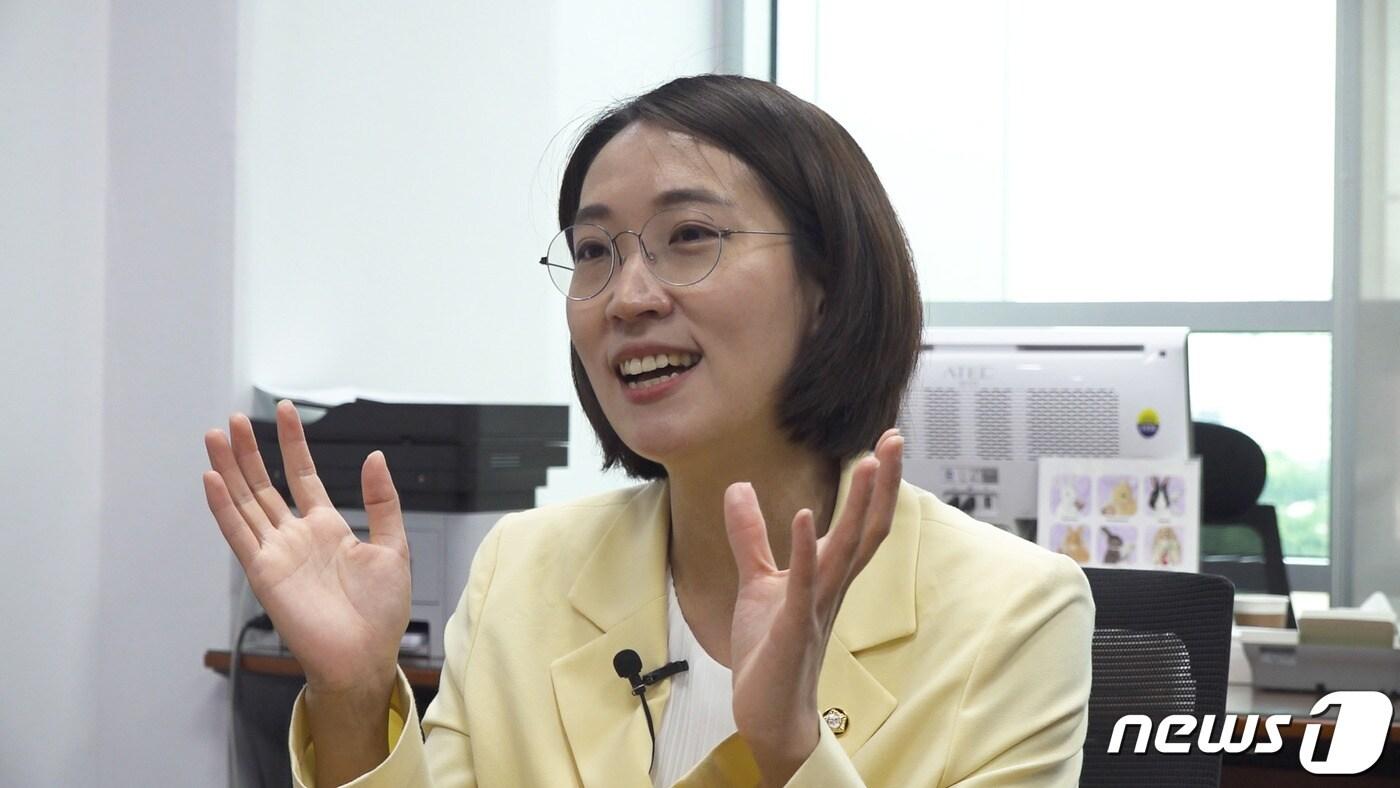 장혜영 정의당 혁신위원장. ⓒ 뉴스1