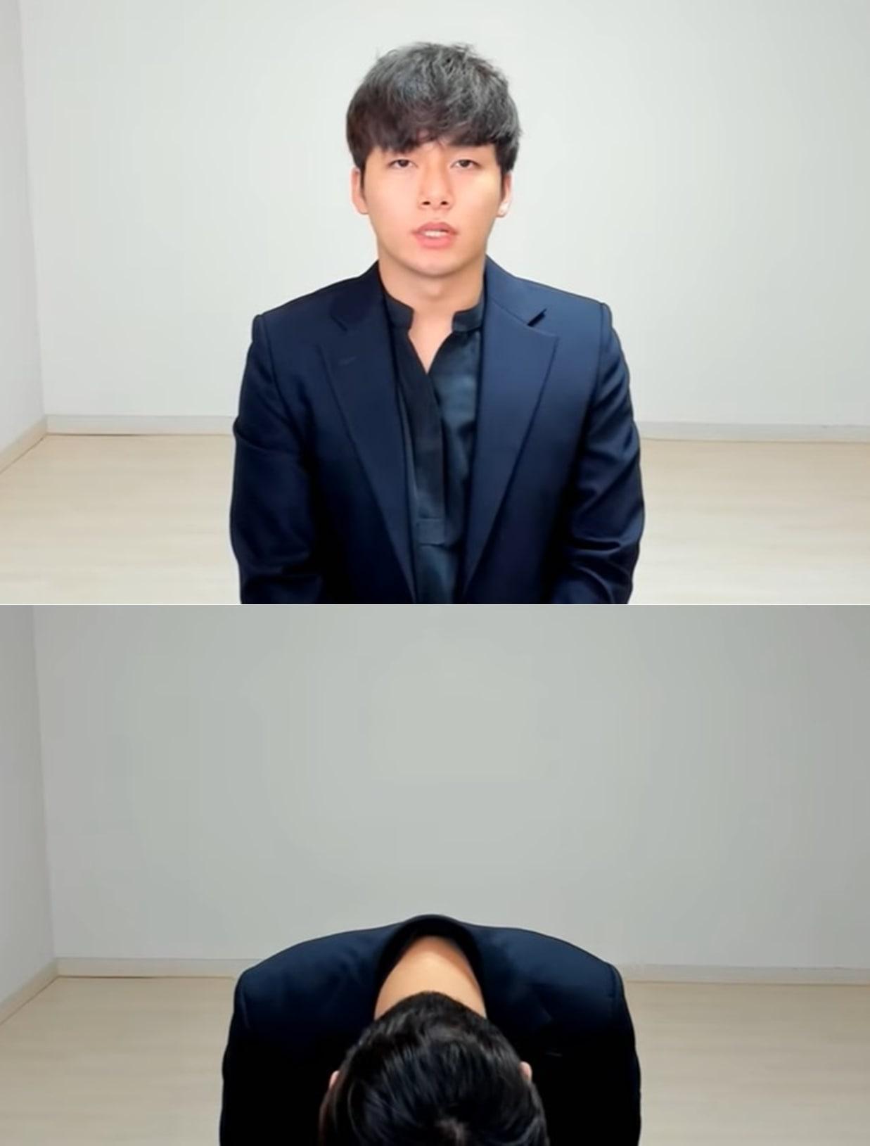 본문 이미지 - 유튜버 송대익이 조작 방송을 인정하면서 해당업체 측과 구독자들을 향해 사과했다. 방송 화면 갈무리 ⓒ 뉴스1