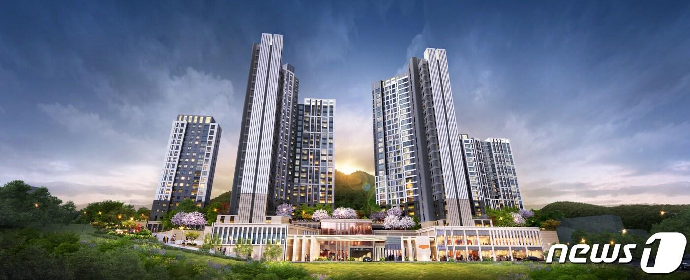 대림산업 부산당리1구역 재건축 투시도ⓒ 뉴스1