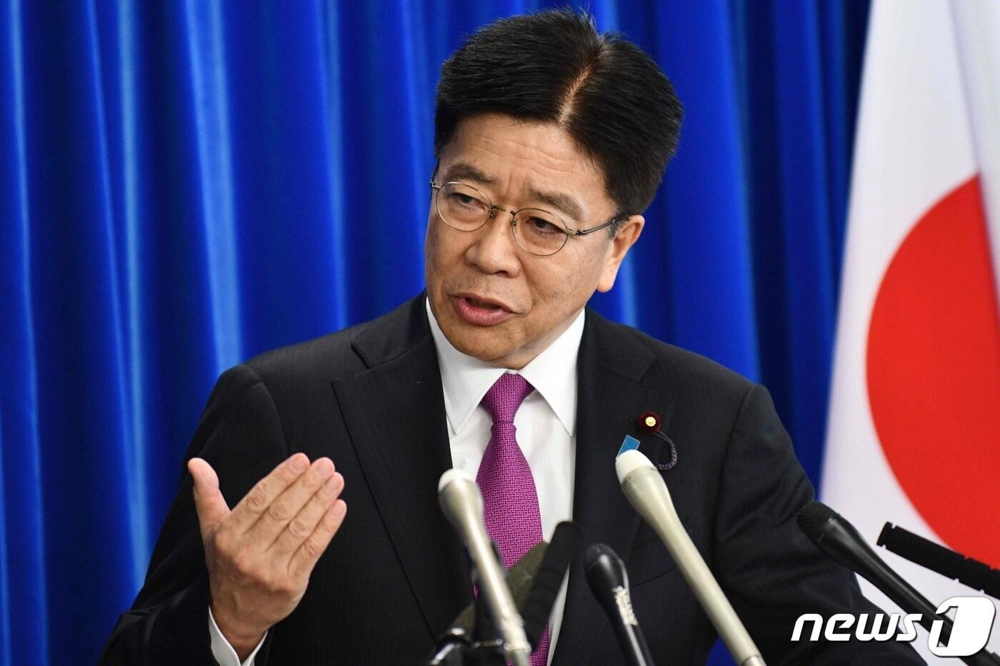 가토 가쓰노부 일본 후생노동상 <자료사진> ⓒ AFP=뉴스1